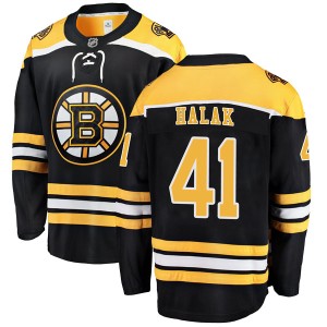 Men's Boston Bruins Jaroslav Halak Fanatics Branded Breakaway Home Jersey - Black