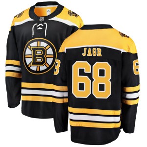 Men's Boston Bruins Jaromir Jagr Fanatics Branded Breakaway Home Jersey - Black