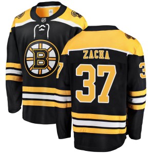 Men's Boston Bruins Pavel Zacha Fanatics Branded Breakaway Home Jersey - Black