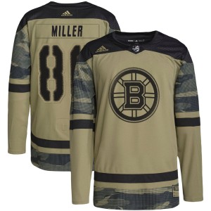 Men's Boston Bruins Kevan Miller Adidas Authentic Military Appreciation Practice Jersey - Camo