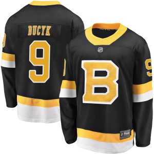 Men's Boston Bruins Johnny Bucyk Fanatics Branded Premier Breakaway Alternate Jersey - Black