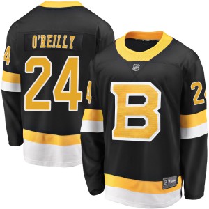 Men's Boston Bruins Terry O'Reilly Fanatics Branded Premier Breakaway Alternate Jersey - Black