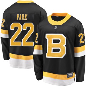 Men's Boston Bruins Brad Park Fanatics Branded Premier Breakaway Alternate Jersey - Black