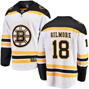 Youth Boston Bruins Happy Gilmore Fanatics Branded Breakaway Away Jersey - White