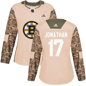 Women's Boston Bruins Stan Jonathan Adidas Authentic Veterans Day Practice Jersey - Camo