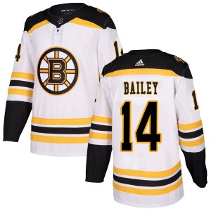 Youth Boston Bruins Garnet Ace Bailey Adidas Authentic Away Jersey - White