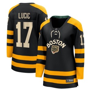 Women's Boston Bruins Milan Lucic Fanatics Branded Breakaway 2023 Winter Classic Jersey - Black
