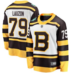 Men's Boston Bruins Jeremy Lauzon Fanatics Branded 2019 Winter Classic Breakaway Jersey - White