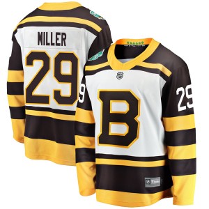 Men's Boston Bruins Jay Miller Fanatics Branded 2019 Winter Classic Breakaway Jersey - White