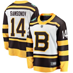 Men's Boston Bruins Sergei Samsonov Fanatics Branded 2019 Winter Classic Breakaway Jersey - White