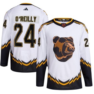 Youth Boston Bruins Terry O'Reilly Adidas Authentic Reverse Retro 2.0 Jersey - White
