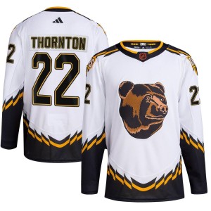 Youth Boston Bruins Shawn Thornton Adidas Authentic Reverse Retro 2.0 Jersey - White