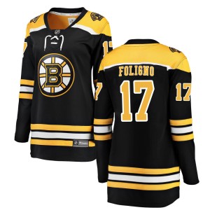 Women's Boston Bruins Nick Foligno Fanatics Branded Breakaway Home Jersey - Black