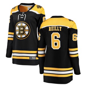 Women's Boston Bruins Mike Reilly Fanatics Branded Breakaway Home Jersey - Black