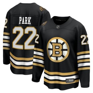 Men's Boston Bruins Brad Park Fanatics Branded Premier Breakaway 100th Anniversary Jersey - Black