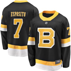 Youth Boston Bruins Phil Esposito Fanatics Branded Premier Breakaway Alternate Jersey - Black