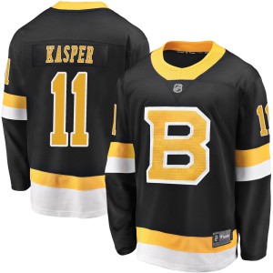 Youth Boston Bruins Steve Kasper Fanatics Branded Premier Breakaway Alternate Jersey - Black