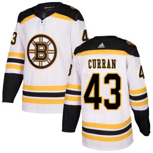 Men's Boston Bruins Kodie Curran Adidas Authentic Away Jersey - White