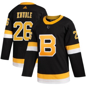 Men's Boston Bruins Mike Knuble Adidas Authentic Alternate Jersey - Black