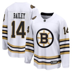 Men's Boston Bruins Garnet Ace Bailey Fanatics Branded Premier Breakaway 100th Anniversary Jersey - White