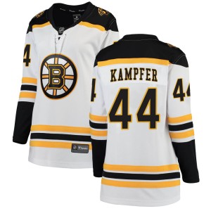 Women's Boston Bruins Steve Kampfer Fanatics Branded Breakaway Away Jersey - White