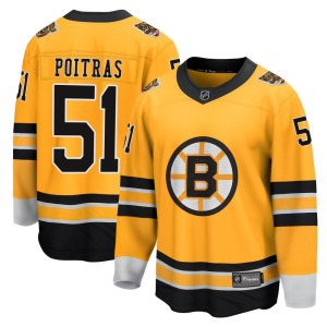 Men's Boston Bruins Matthew Poitras Fanatics Branded Breakaway 2020/21 Special Edition Jersey - Gold