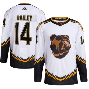 Men's Boston Bruins Garnet Ace Bailey Adidas Authentic Reverse Retro 2.0 Jersey - White