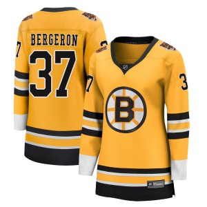 Women's Boston Bruins Patrice Bergeron Fanatics Branded Breakaway 2020/21 Special Edition Jersey - Gold