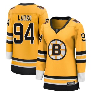 Women's Boston Bruins Jakub Lauko Fanatics Branded Breakaway 2020/21 Special Edition Jersey - Gold