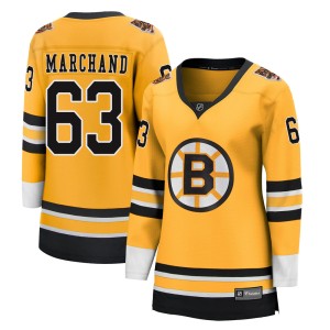 Women's Boston Bruins Brad Marchand Fanatics Branded Breakaway 2020/21 Special Edition Jersey - Gold