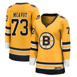 Women's Boston Bruins Charlie McAvoy Fanatics Branded Breakaway 2020/21 Special Edition Jersey - Gold