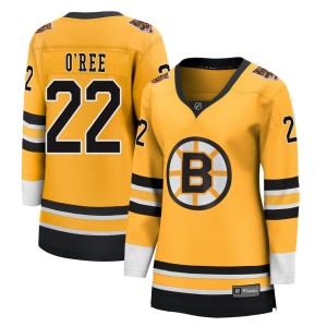 Women's Boston Bruins Willie O'ree Fanatics Branded Breakaway 2020/21 Special Edition Jersey - Gold