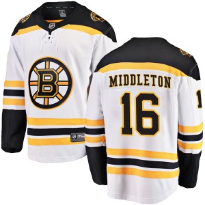 Men's Boston Bruins Rick Middleton Fanatics Branded Breakaway Away Jersey - White