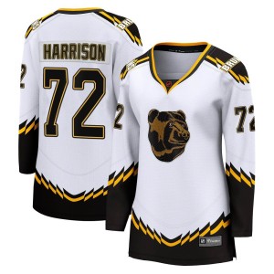 Women's Boston Bruins Brett Harrison Fanatics Branded Breakaway Special Edition 2.0 Jersey - White