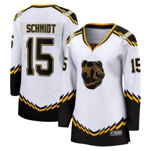 Women's Boston Bruins Milt Schmidt Fanatics Branded Breakaway Special Edition 2.0 Jersey - White