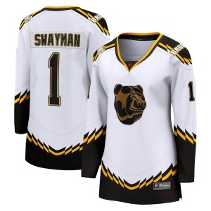 Women's Boston Bruins Jeremy Swayman Fanatics Branded Breakaway Special Edition 2.0 Jersey - White
