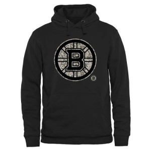 Men's Boston Bruins Rink Warrior Pullover Hoodie - Black