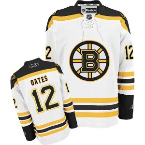 Men's Boston Bruins Adam Oates Reebok Authentic Away Jersey - White