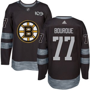 Men's Boston Bruins Ray Bourque Adidas Authentic 1917-2017 100th Anniversary Jersey - Black