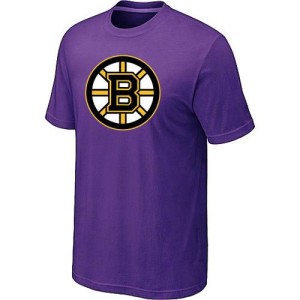 Men's Boston Bruins Big & Tall Logo T-Shirt - - Purple