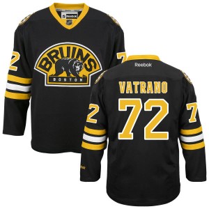 Men's Boston Bruins Frank Vatrano Reebok Replica Alternate Jersey - - Black