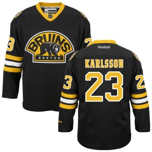 Men's Boston Bruins Jakob Forsbacka Karlsson Reebok Premier Alternate Jersey - - Black