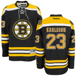 Men's Boston Bruins Jakob Forsbacka Karlsson Reebok Premier Home Jersey - - Black