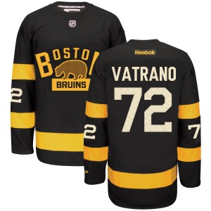 Men's Boston Bruins Frank Vatrano Reebok Premier Alternate Jersey - Black
