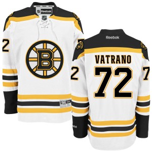 Men's Boston Bruins Frank Vatrano Reebok Authentic Away Jersey - - White