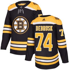Men's Boston Bruins Jake DeBrusk Adidas Authentic Jersey - Black