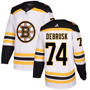Men's Boston Bruins Jake DeBrusk Adidas Authentic Jersey - White