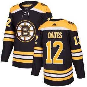 Youth Boston Bruins Adam Oates Adidas Authentic Home Jersey - Black