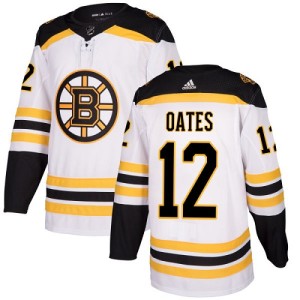 Youth Boston Bruins Adam Oates Adidas Authentic Away Jersey - White