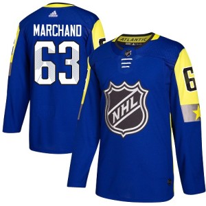 Men's Boston Bruins Brad Marchand Adidas Authentic 2018 All-Star Atlantic Division Jersey - Royal Blue